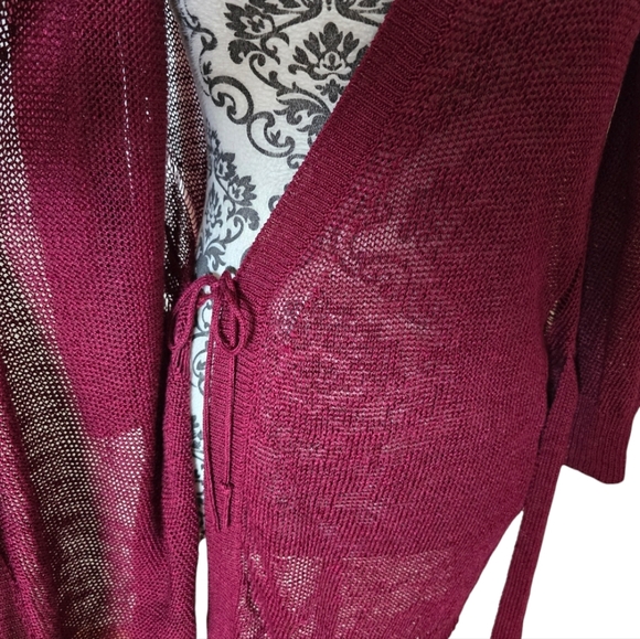 Theory lightweight wrap cardigan size medium - Picture 3 of 12